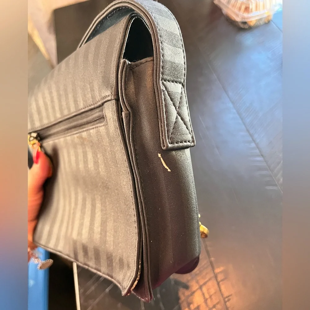 Nine West Blue Striped Crossbody Bag